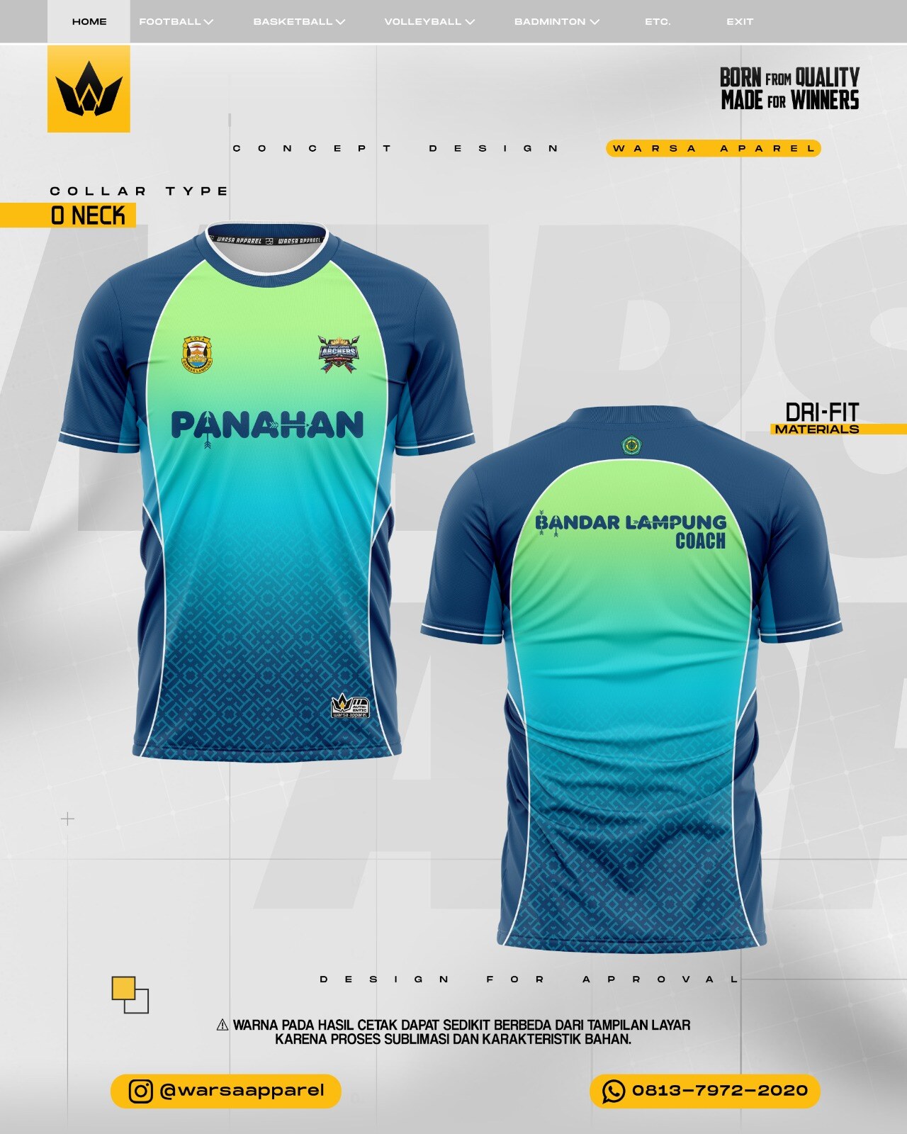 Produk custom Waroeng Sablon 23